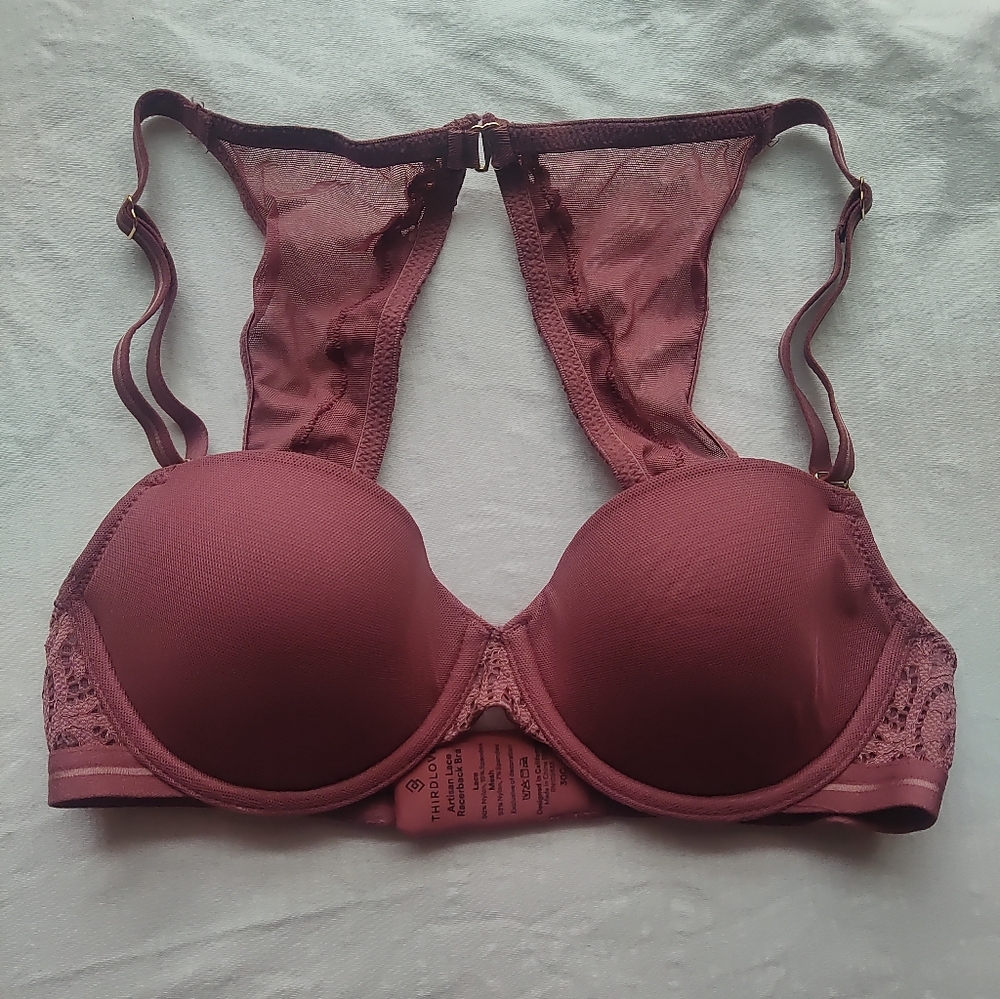 Third love Lace Trimmed Racer Back Bra 30C